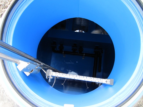 IKS Kunststoffauskleidung – Quellwasserschacht nach der Sanierung durch Kunststoffauskleidung
