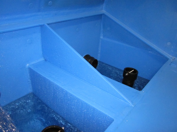 IKS Kunststoffauskleidung – Quellwasserschacht nach der Sanierung durch Kunststoffauskleidung