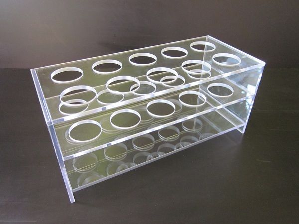 IKS Kunststoffbau Transparente Sonderbauteile PC-Pipetten-Ständer für Labor
