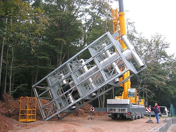 IKS Stahlverarbeitung Stahlbau für eine Filteranlage an einer Deponie