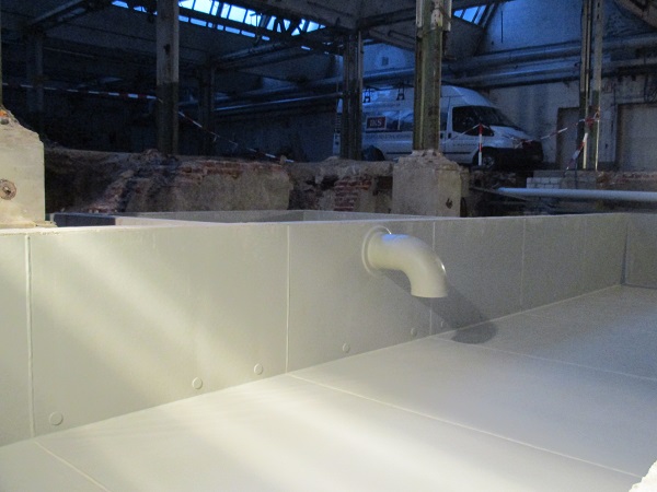 IKS Kunststoffbau Ingelheim – Auskleidung mit Betonschutzplatten